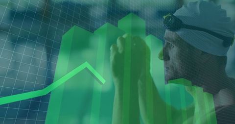 Swimmer's Victory Reflects in Performance Data Analysis