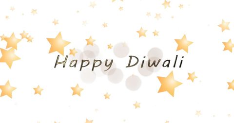 Happy Diwali Festive Stars Background