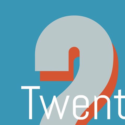 Modern Number 20 Design on Blue Background - Download Free Stock Templates Pikwizard.com