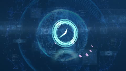 Digital Clock with Global Network Connections