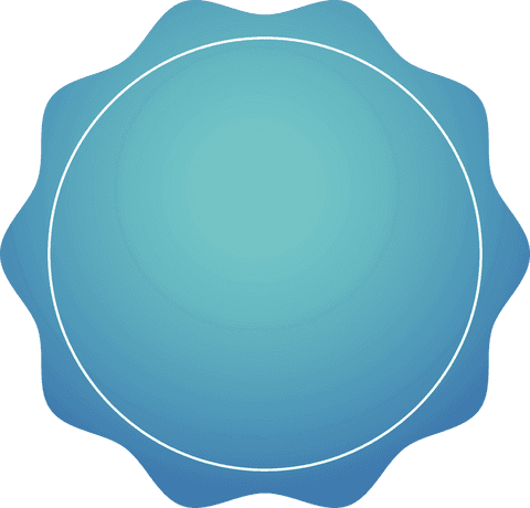 Round Blue Badge with Copy Space on Transparent Background - Download Free Stock Videos Pikwizard.com