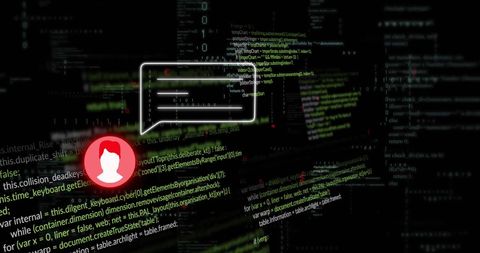 Cybersecurity Code Processing in Digital Environment - Download Free Stock Images Pikwizard.com