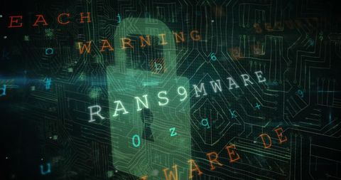 Digital Security and Ransomware Alert Interface Concept - Download Free Stock Images Pikwizard.com