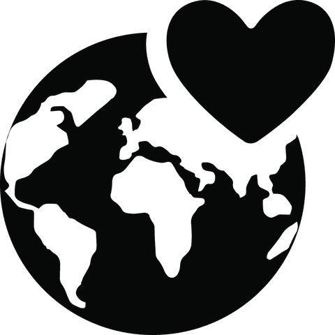 globe with heart shape vector on transparent background - Download Free Stock Videos Pikwizard.com