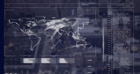Global Data Network Over Cityscape with Digital Interface - Download Free Stock Images Pikwizard.com