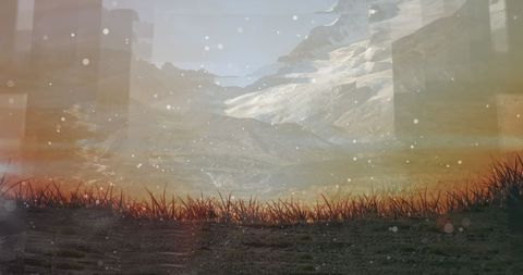 Majestic Mountain Landscape at Sunrise