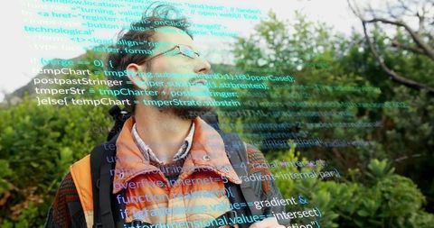 Technologist engaging with nature adventure open source