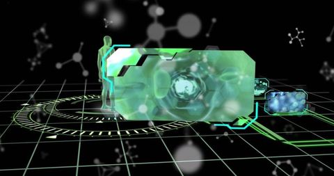 Futuristic Medical Technology and Molecular Research - Download Free Stock Images Pikwizard.com