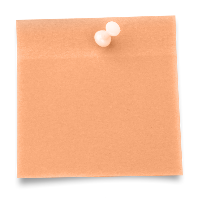 Blank Transparent Sticky Note with Thumbtack - Download Free Stock Videos Pikwizard.com