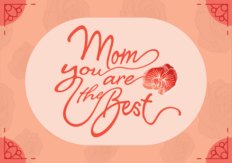 Mom you are the best text art on transparent background