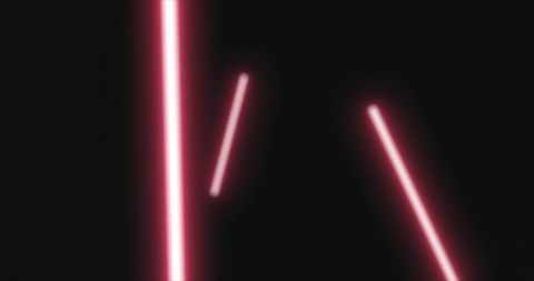 Floating Red Neon Lights on Black - Download Free Stock Images Pikwizard.com