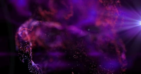 Abstract Particle Swirl with Luminous Purple Aura - Download Free Stock Images Pikwizard.com