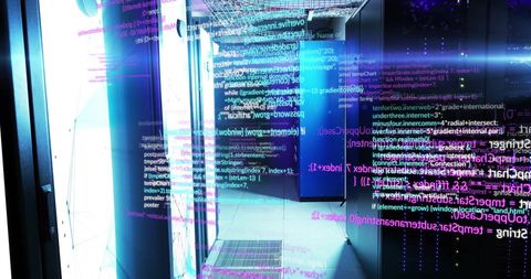 Digital Data Processing with Server Visualizations - Download Free Stock Images Pikwizard.com