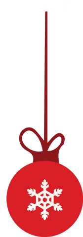 red christmas bauble with snowflake design on transparent background - Download Free Stock Videos Pikwizard.com