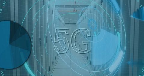 5G Technology Future: Integration in Modern Server Room - Download Free Stock Images Pikwizard.com