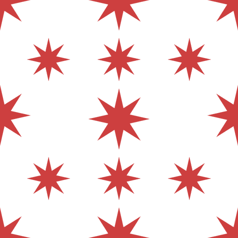 Red Stars Pattern on Transparent Background Illustration - Download Free Stock Videos Pikwizard.com