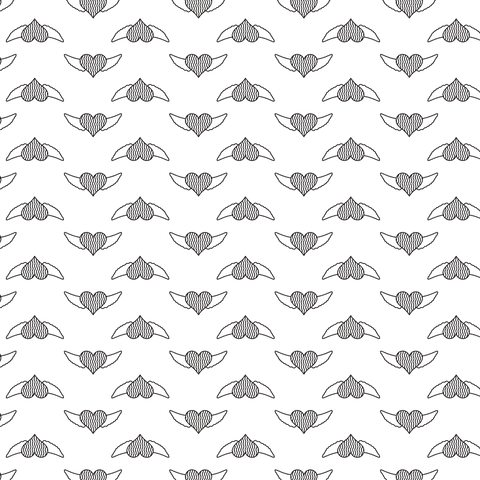 Transparent Winged Heart Pattern for Background Designs - Download Free Stock Videos Pikwizard.com