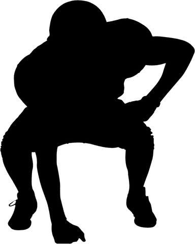 Transparent Silhouette of American Football Player in Motion - Download Free Stock Videos Pikwizard.com