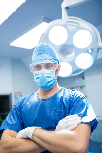 Confident Surgeon in Modern Operating Room - Download Free Stock Images Pikwizard.com