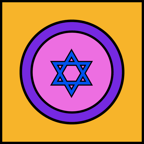 vibrant geometric star design on transparent background - Download Free Stock Videos Pikwizard.com