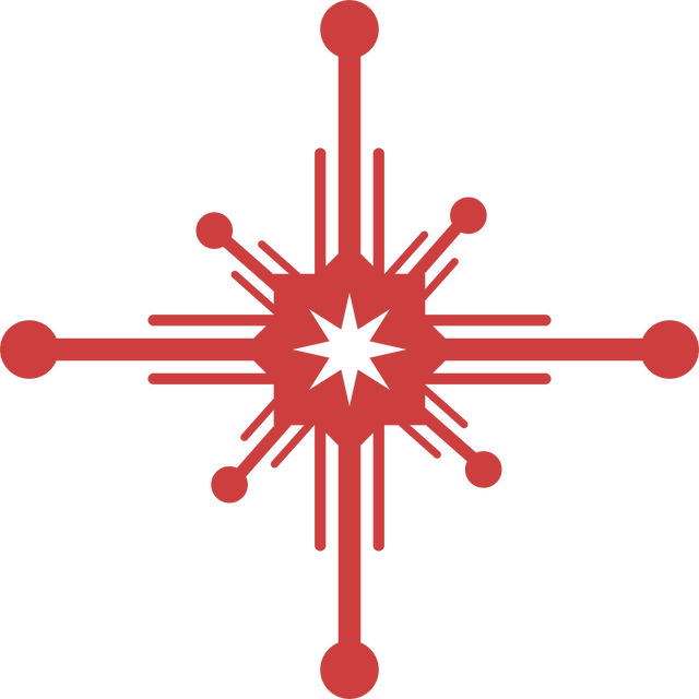 Red Decorative Snowflake Vector on Transparent Background, Festive Seasonal Illustration - Download Free Stock Videos Pikwizard.com