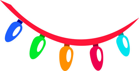 vibrant colored light bulb garland on transparent background - Download Free Stock Videos Pikwizard.com