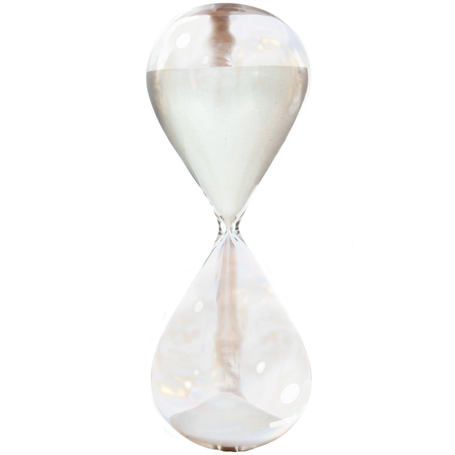 Digital PDF Illustration of Hourglass on Transparent Background for Time and Planning Concept - Download Free Stock Videos Pikwizard.com