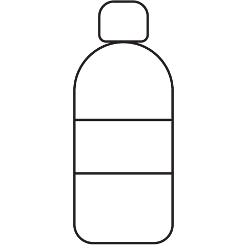 transparent water bottle icon with simple black outline - Download Free Stock Videos Pikwizard.com