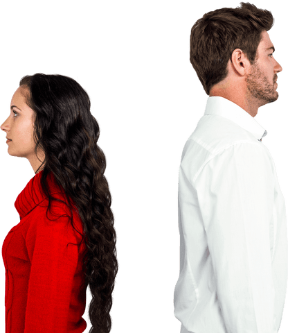 Transparent Couple Conflicted by Disagreement Emotions - Download Free Stock Videos Pikwizard.com