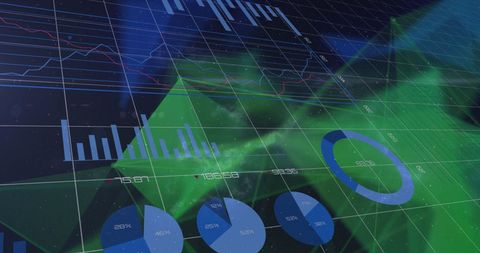 Data Analysis and Financial Graphs Over Abstract Background - Download Free Stock Images Pikwizard.com