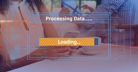 African American Businesswoman with Digital Data Overlay - Download Free Stock Images Pikwizard.com