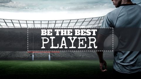 Motivational Sports Banner with Athlete Overlooking Stadium - Download Free Stock Templates Pikwizard.com