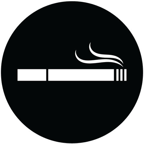 simple cigarette icon in black circle on transparent background - Download Free Stock Videos Pikwizard.com