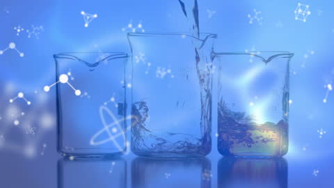 Abstract Scientific Analysis with Overlapping Beakers