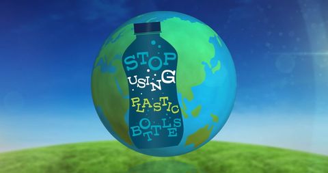 Stop Using Plastic Bottles for Global Environment Protection - Download Free Stock Images Pikwizard.com
