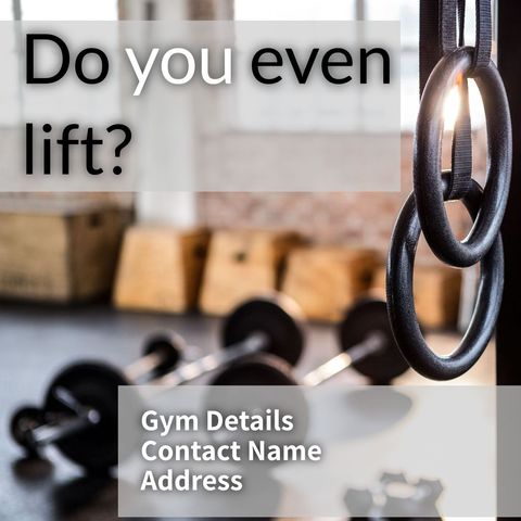 gymnastics rings with inspiring fitness message - Download Free Stock Templates Pikwizard.com