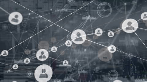 Global Digital Communication and Networking Concept