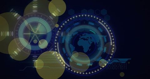 Abstract Global Technology and Data Visualization Background - Download Free Stock Images Pikwizard.com