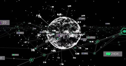 digital global connections in virtual network concept - Download Free Stock Images Pikwizard.com