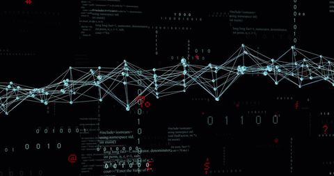 digital network connections overlaying data streams - Download Free Stock Images Pikwizard.com