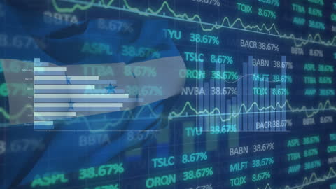 Digital Data Analysis with Futuristic Interface and Graph Animations