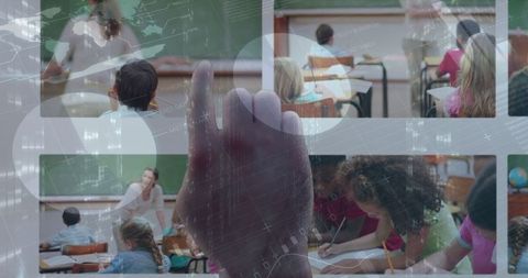 Innovative Education with Interactive Technology in Classroom - Download Free Stock Images Pikwizard.com