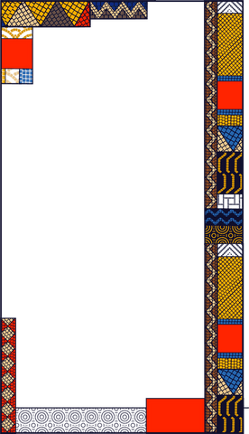 Colorful Geometric Frame with Zigzag Patterns on Transparent Background - Download Free Stock Videos Pikwizard.com