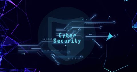 Futuristic Cybersecurity Concept with Digital Connections - Download Free Stock Images Pikwizard.com