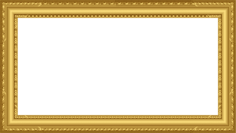 elegant ornate golden frame on transparent background - Download Free Stock Videos Pikwizard.com