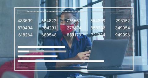 Data specialist analyzing digital insights in modern office