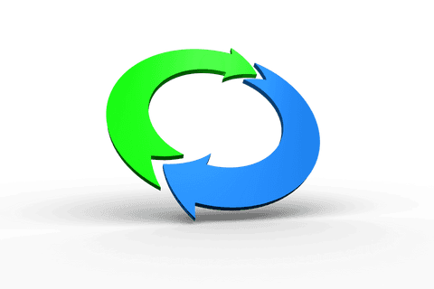 Green Blue Circular Arrows on Transparent Background - Download Free Stock Videos Pikwizard.com