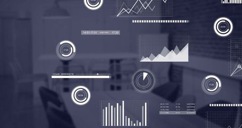 Digital Financial Analysis Over Office Workspace - Download Free Stock Images Pikwizard.com
