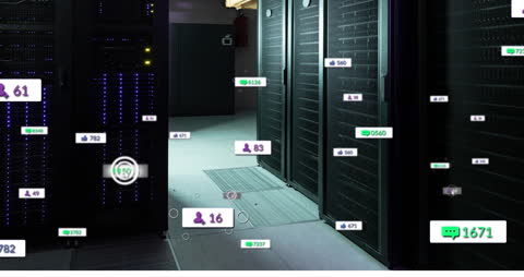 Digital Data Overlays in High-Tech Servers