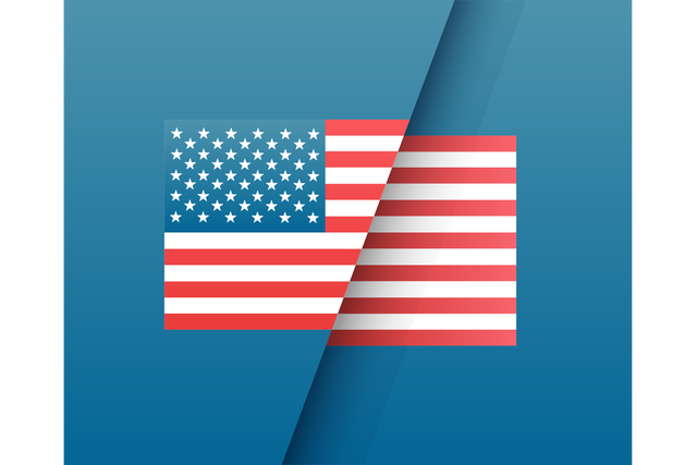 Folded American Flag on Blue Background - Transparent PNG - Download Free Stock Videos Pikwizard.com